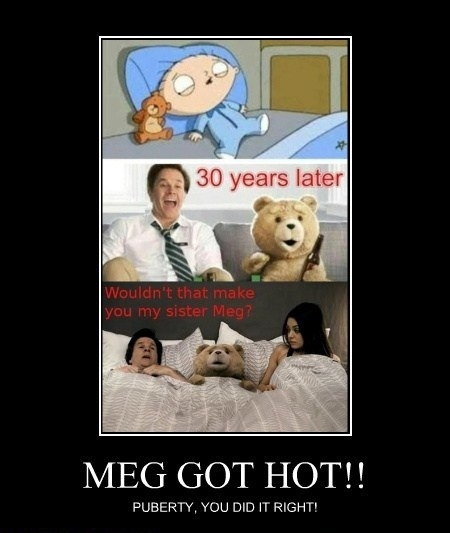 Meg got hot!
