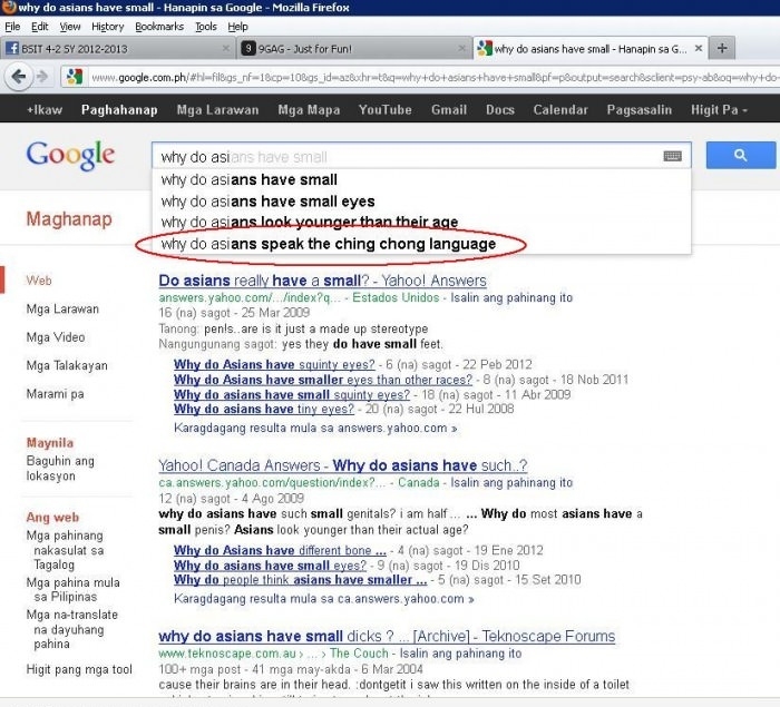 Really Google really?