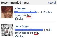 What Fb Thinks Of Gaga