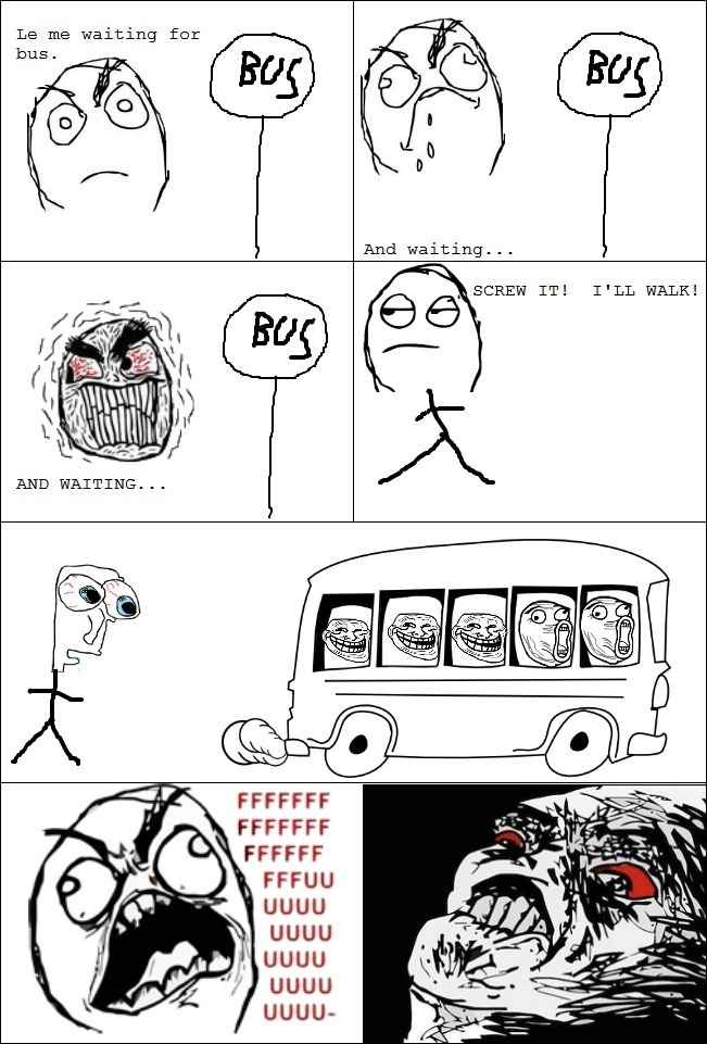 Waiting for the bus
