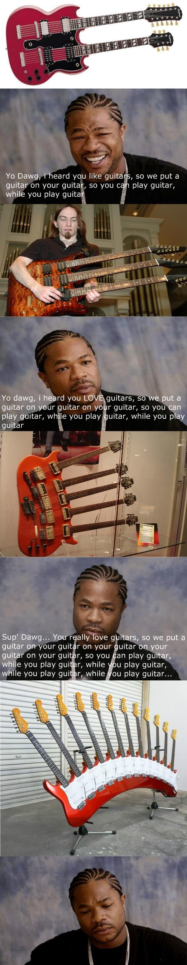 You really love guitars