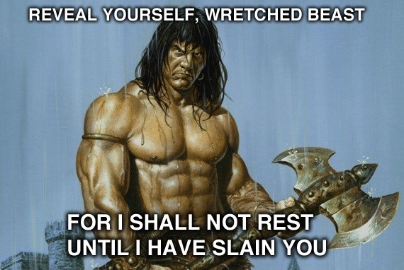 Every time I lose a spider