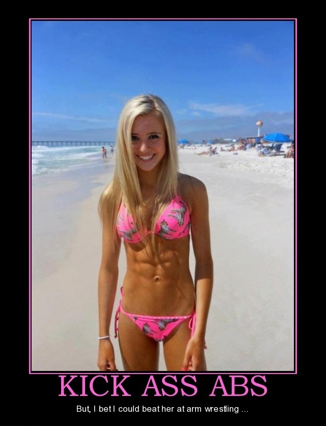 Those abs!
