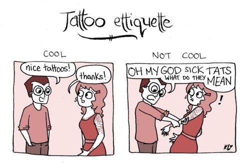 Tattoo Etiquette 