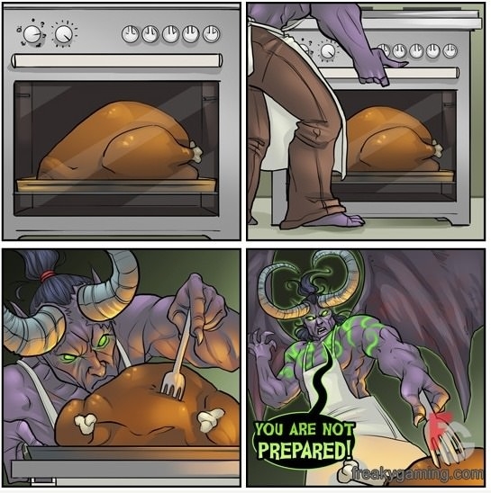 You are not prepared!