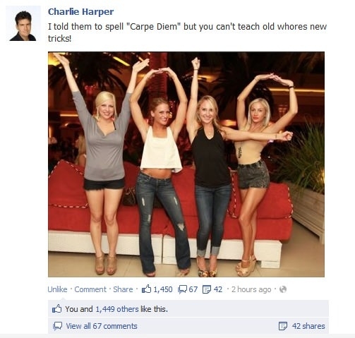 Epic Charlie Sheen