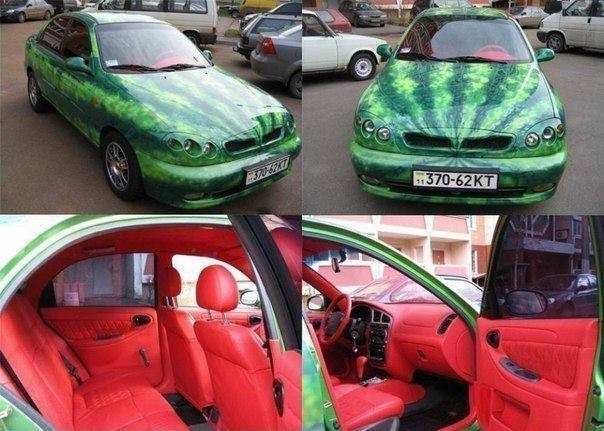 Watermelon car
