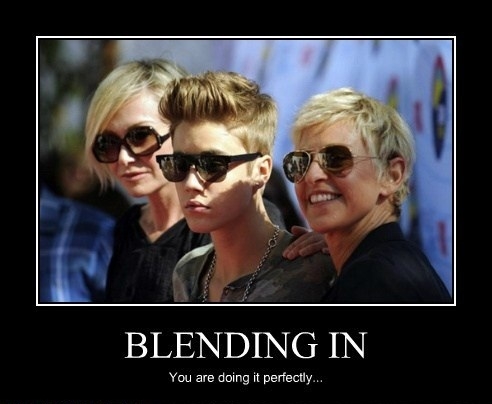 Blending in