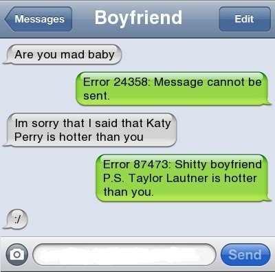 Are you mad baby?