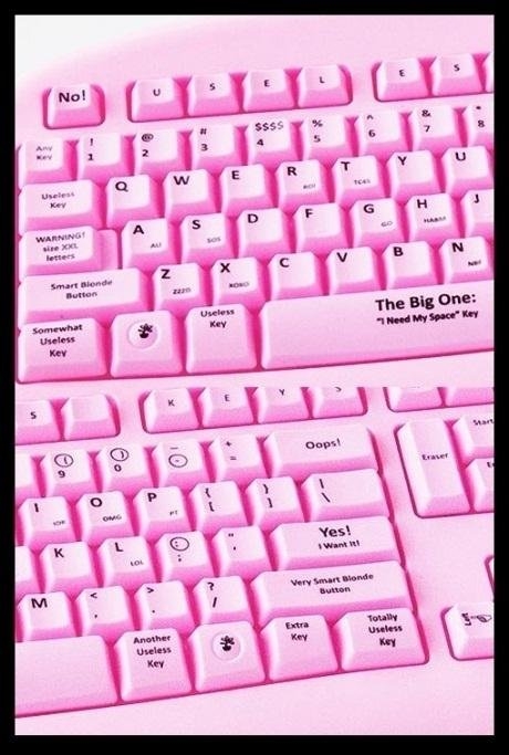 Keyboard for Blondes