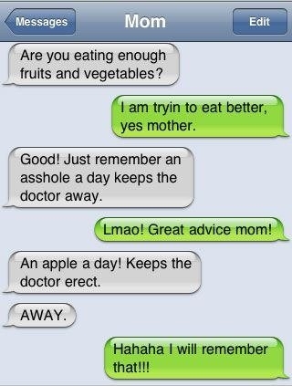 Great advice mom!