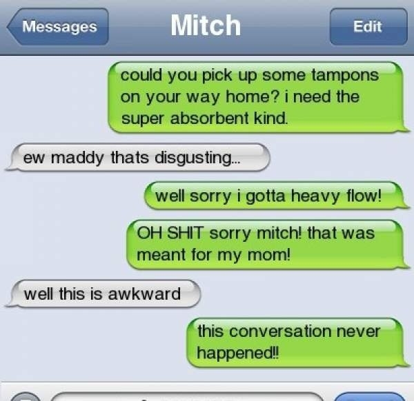 Tampon fail