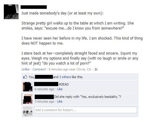 Just made someone's day..