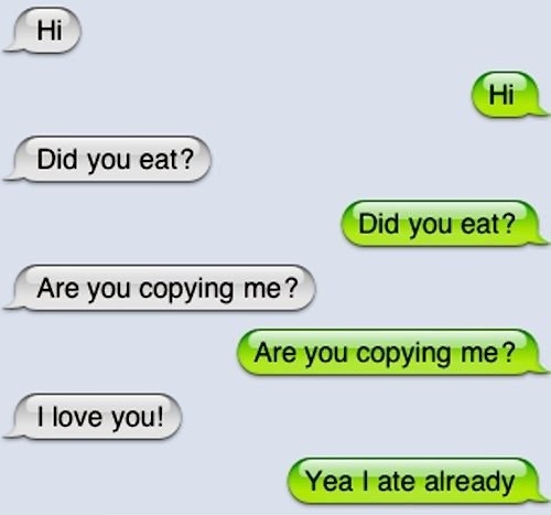 Yeah I ate already