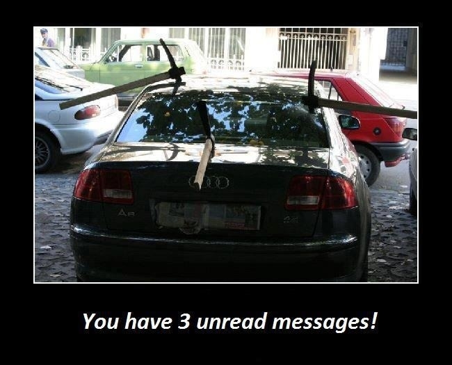 I should check my messages