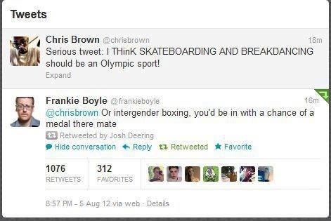 Chris Brown on Olympics