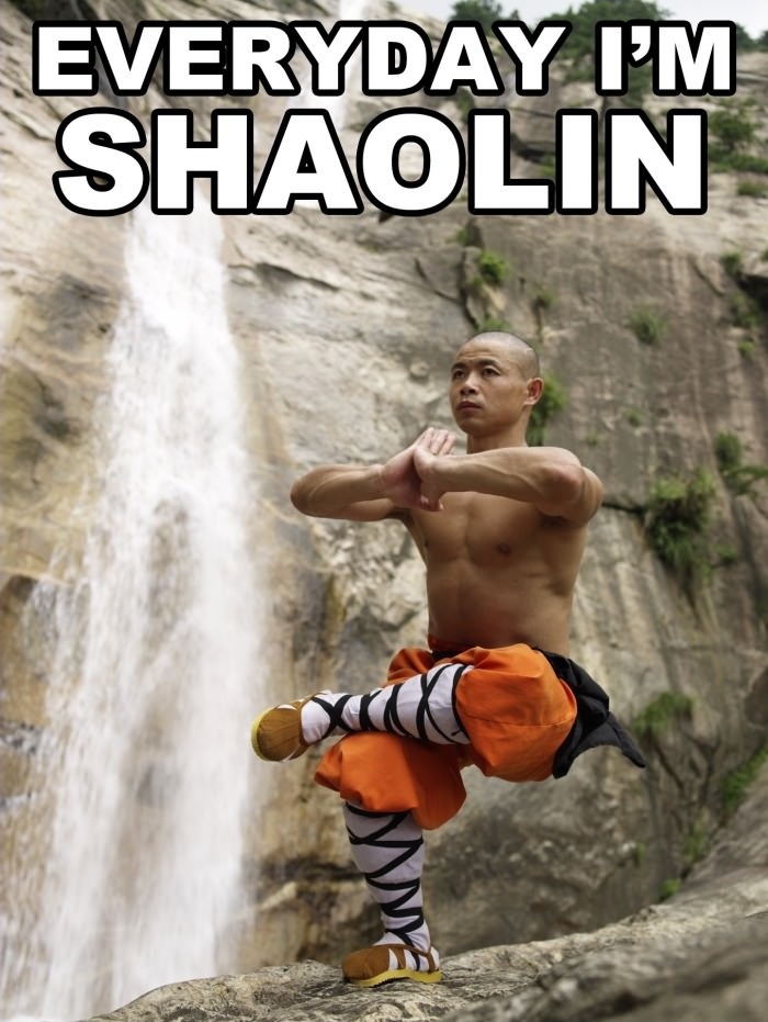 Everyday I'm Shaolin