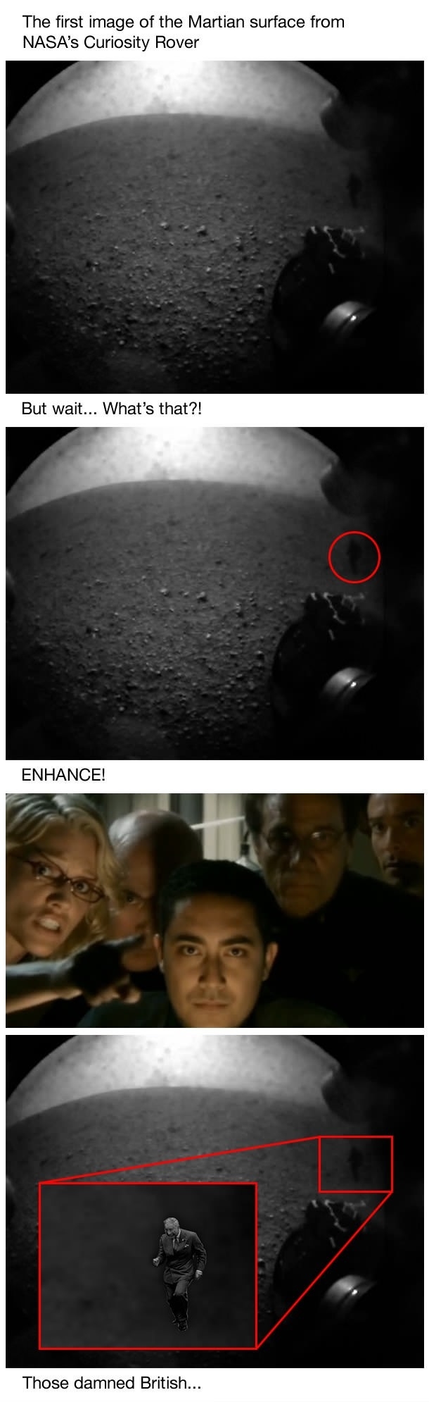 Something curious on Mars