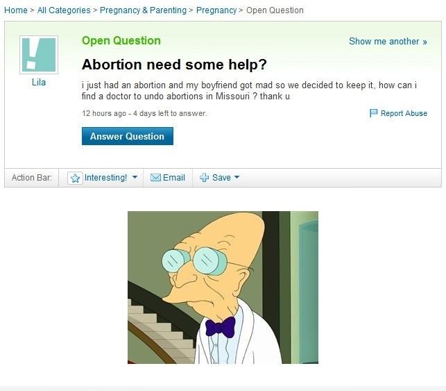 Abortion, need some help?