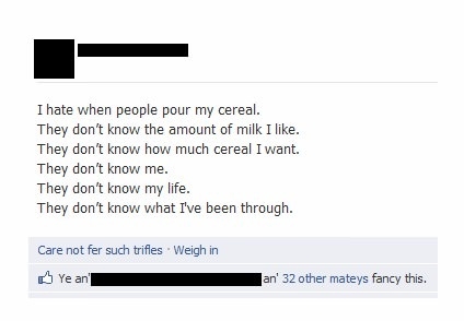 Leave my cereal alone!