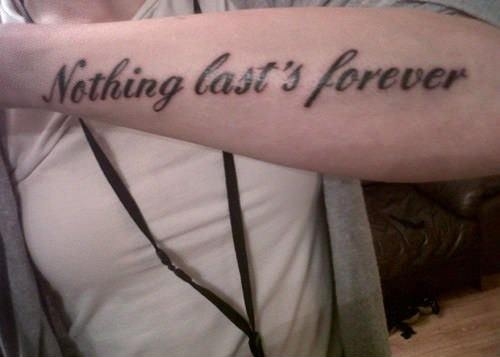 Sadly, some things do