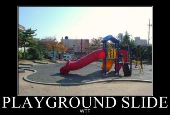 Playground slide?!