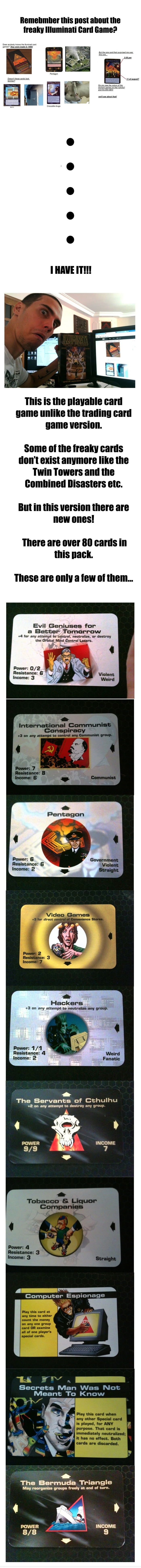 Illuminati Card Game