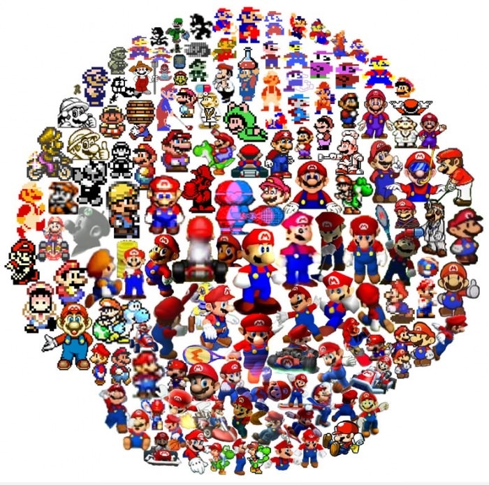 Evolution of Mario