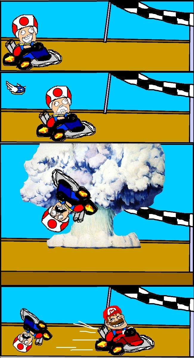Every time I play Mario Kart
