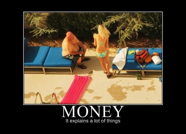 Money brings happiness