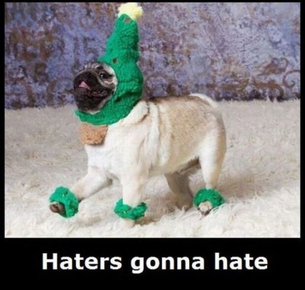 Haters gonna hate