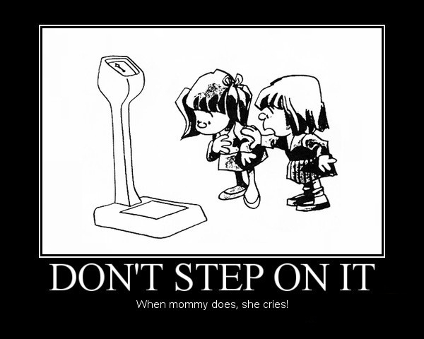 Don't step on it!