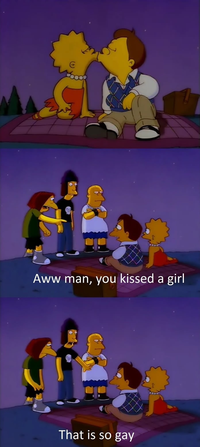 Thugs don't kiss no girls!