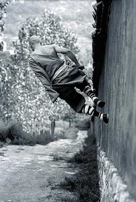 Shaolin Monk out for a walk