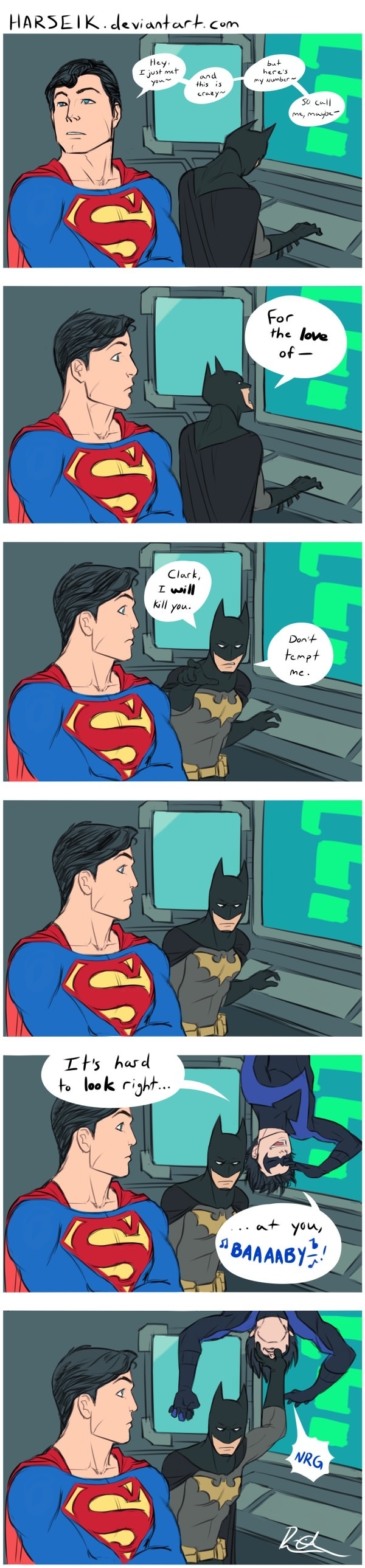 Batman hates 'Call Me Maybe'
