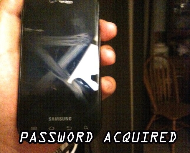 Password acquired