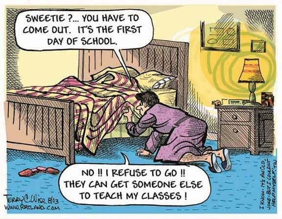 The first day of school