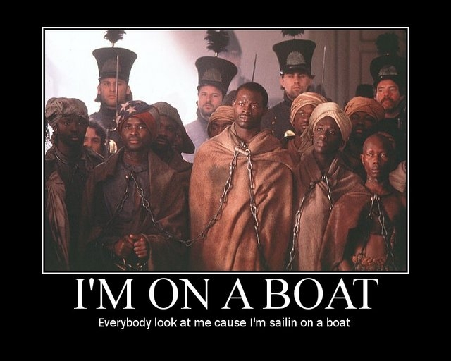 Hes On A Boat