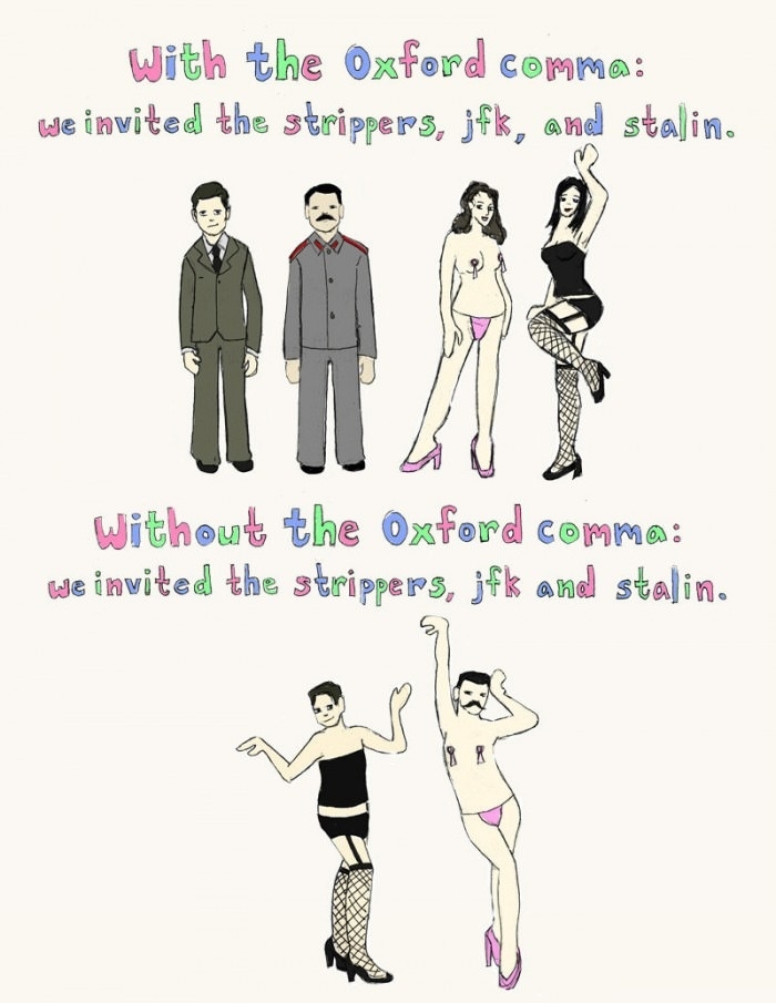 Importance of Oxford Comma