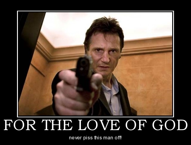 For the love of God!