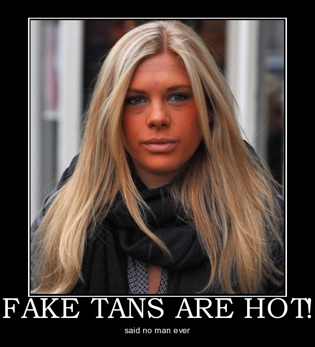Fake tans are hot