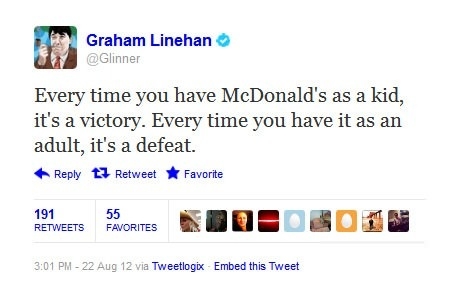 McDonald's as a kid