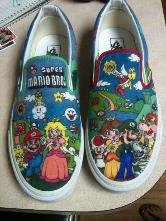 Mario Shoes DIY