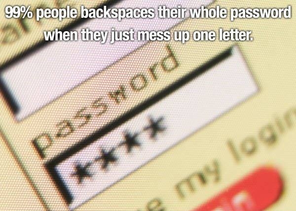 Misspelled password fact