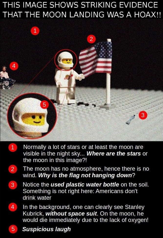 Moon landing is a hoax