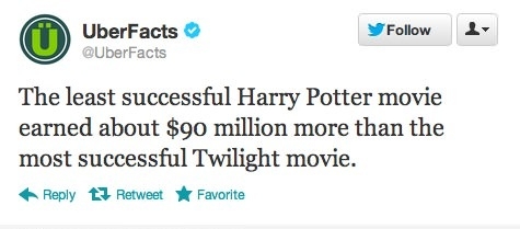 Harry Potter VS. Twilight