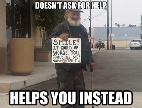 Good Homeless Guy