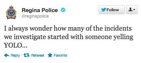 Humorous Police Tweet