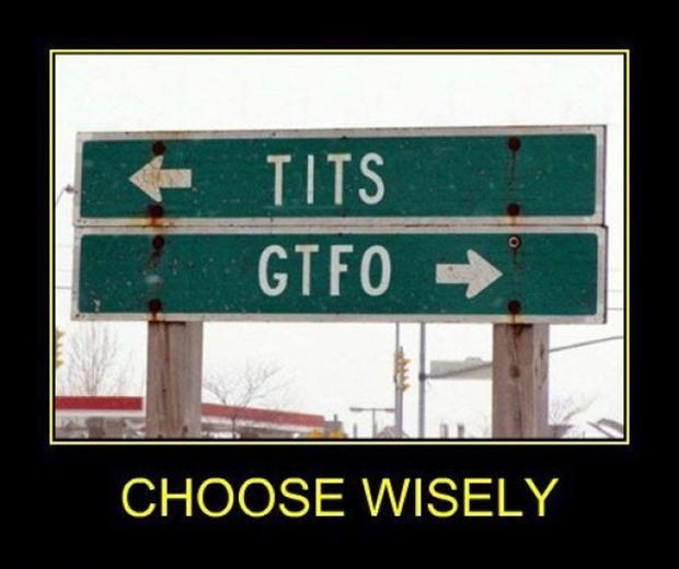 Choose wisely