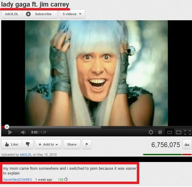 Lady Gaga ft. Jim Carrey